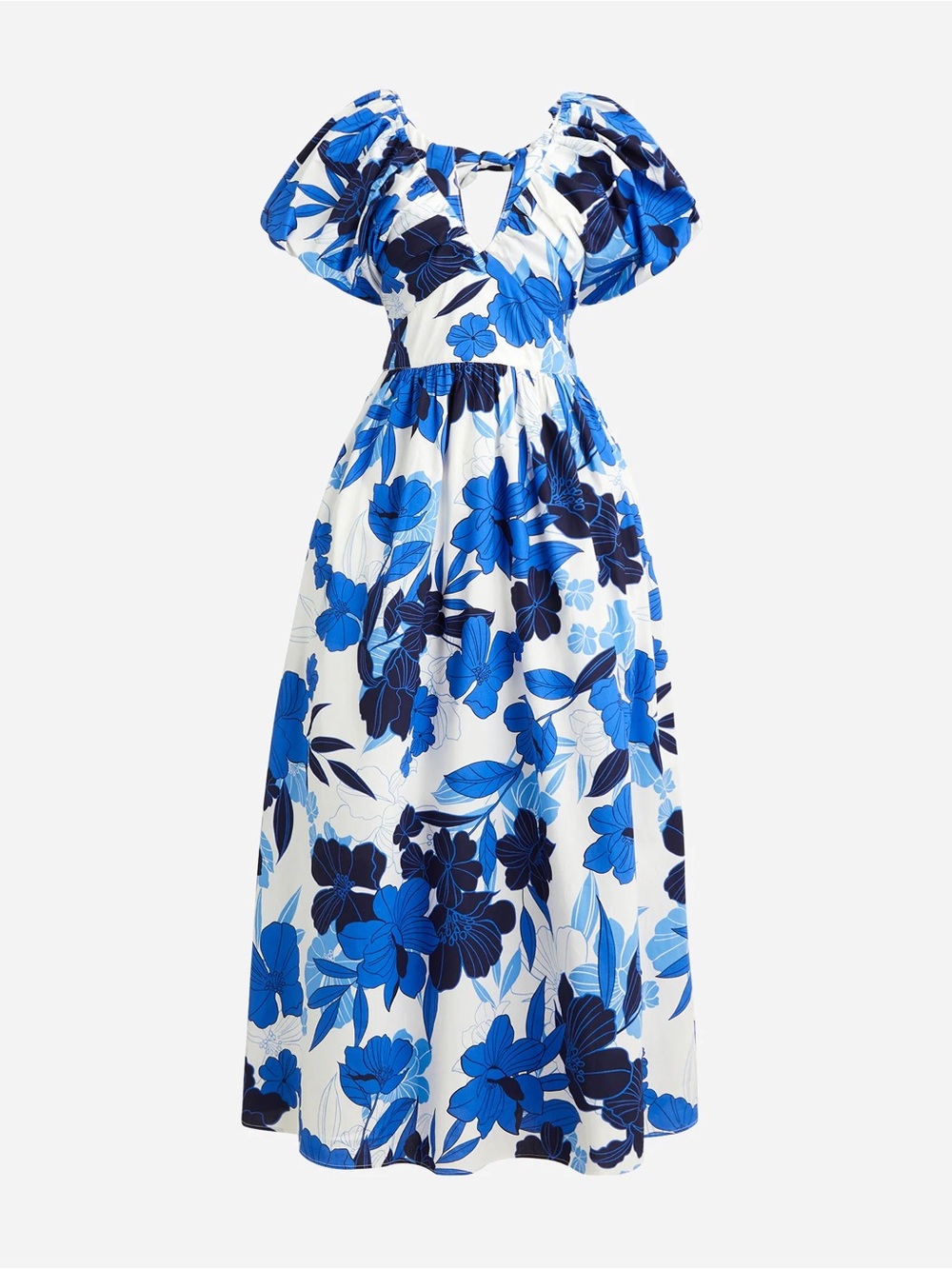 J. Crew Cecily Midi Dress in Painted Floral Print